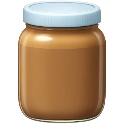 a single jar of almond butter emoji