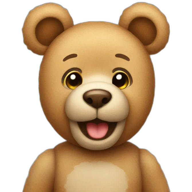 Friend teddy emoji