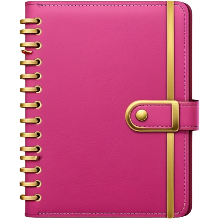 Notebook pink planner emoji