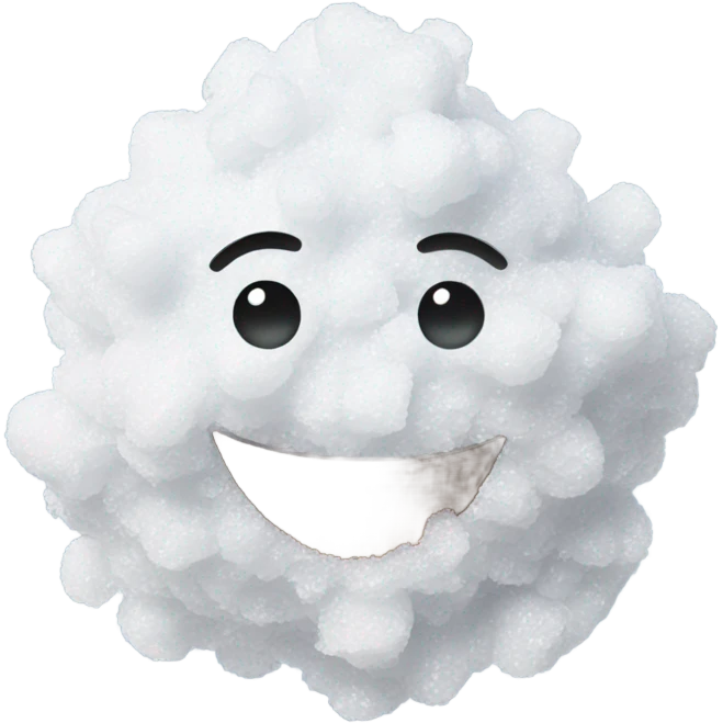 smile with pile salt  emoji