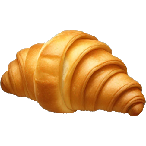 A croissant totaly Blue emoji