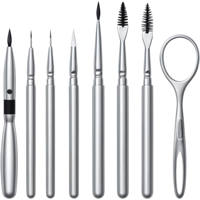 Lash application tools emoji