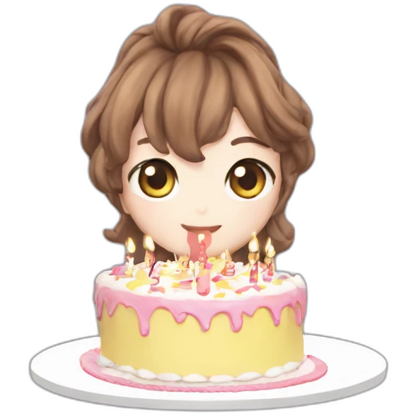 birthdaycake-kpop emoji