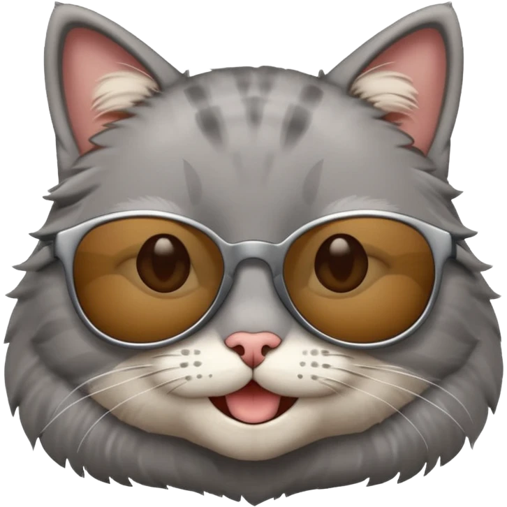 Cat wearing sunglasses emoji