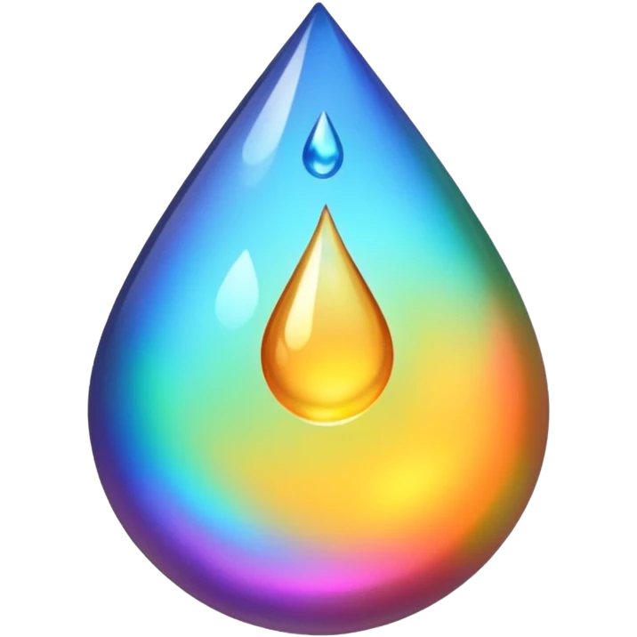 A drop of oil emoji