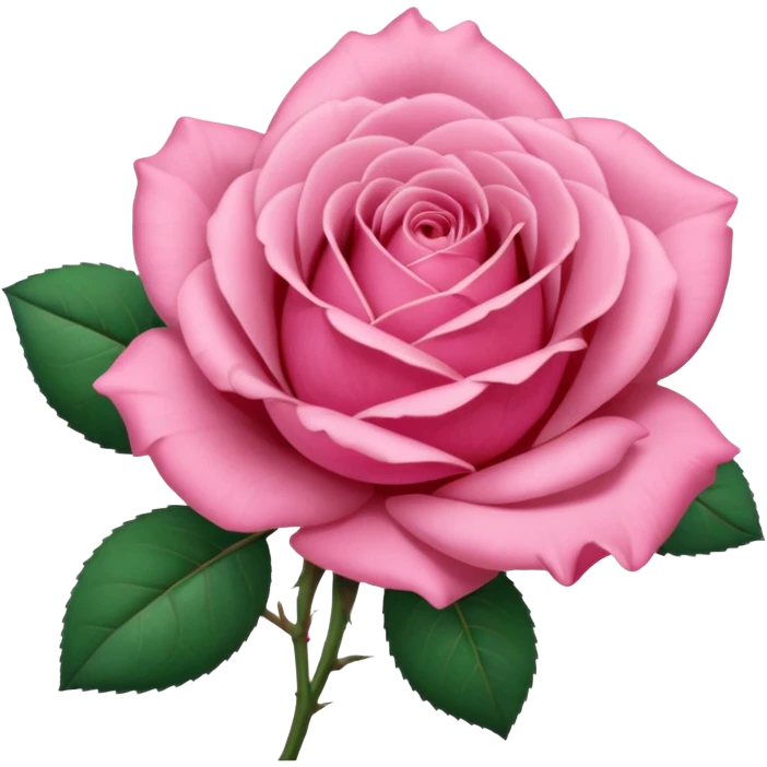 “A Polaroid photo of a pink rose  emoji