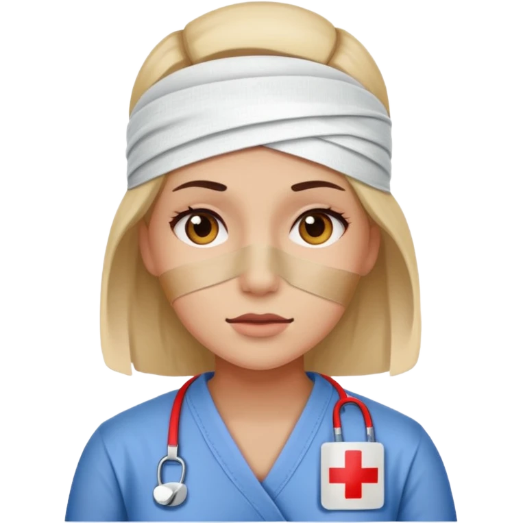A female employee who has a major injury needs to report it. emoji