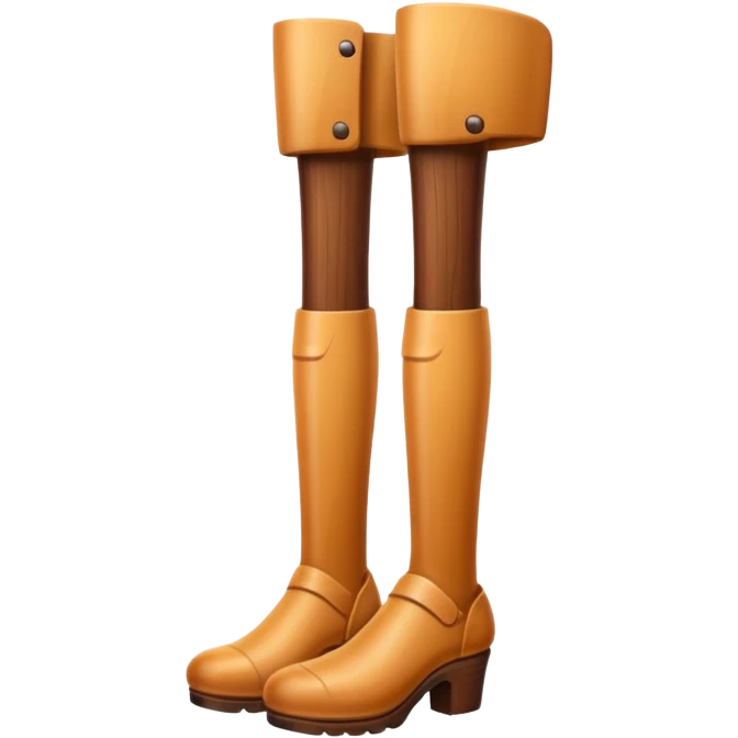 wooden leg emoji