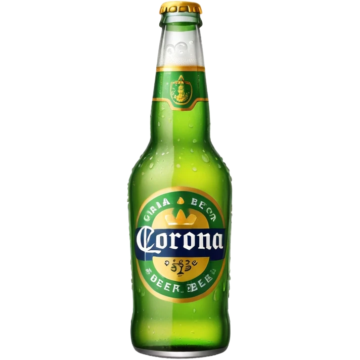 Corona Bier Flasche als emoji emoji