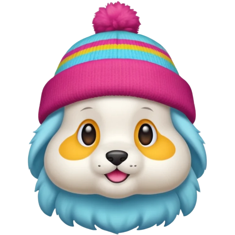 Labubu with hat emoji