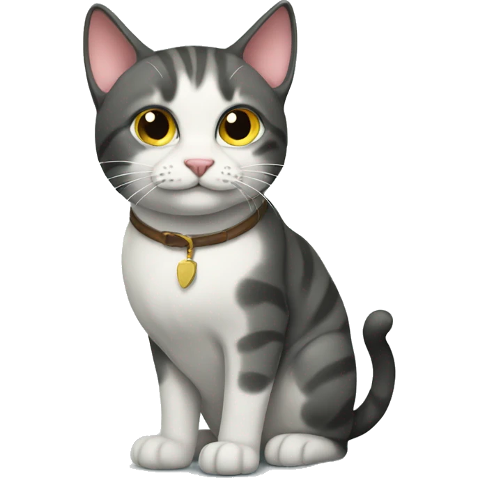 Cat with bant emoji