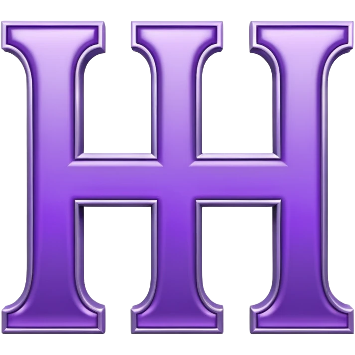 Shiny fancy purple big letters saying "YOU" emoji