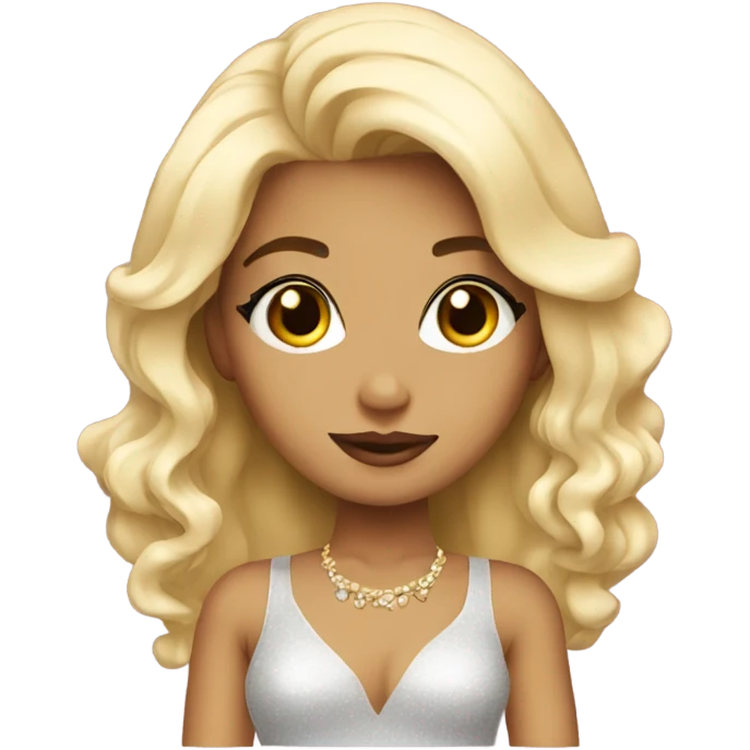Glamorous girl pretty emoji