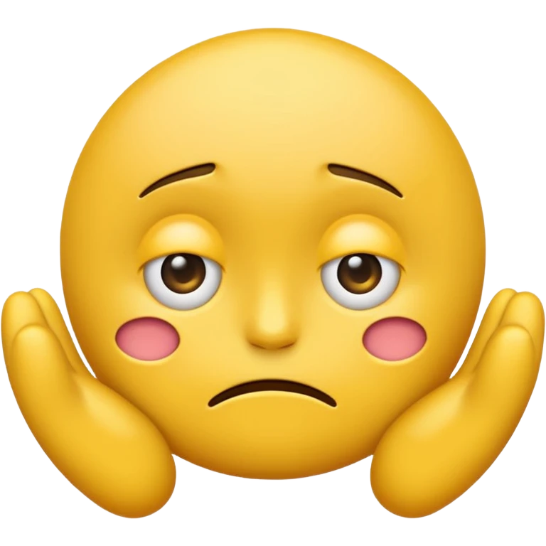 emoji shrugging with a bored face  emoji