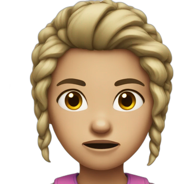girl angry emoji
