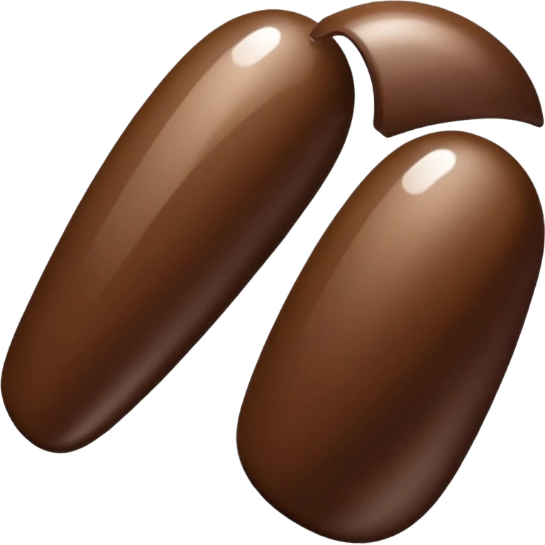 Emoji uñas acrilicas café emoji