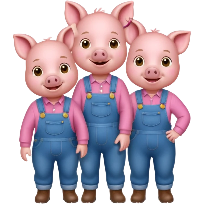 The Three Little Pigs emoji