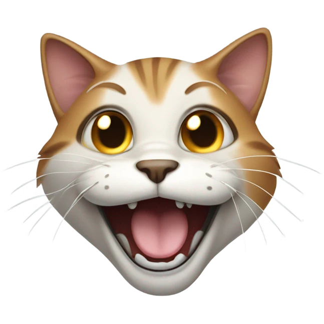 Laughing cat emoji