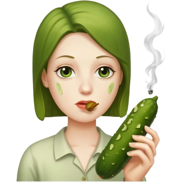 pickle smoking week emoji