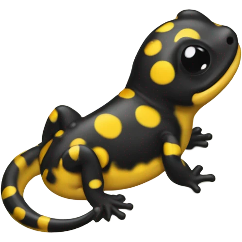 Spotted Salamander happy winks cheaky emoji