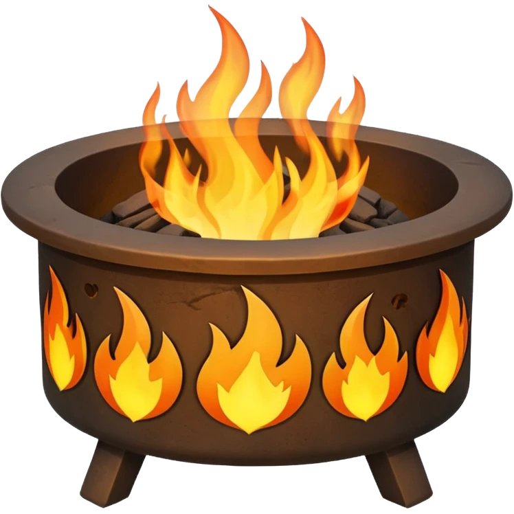 Fire Pit, different emoji