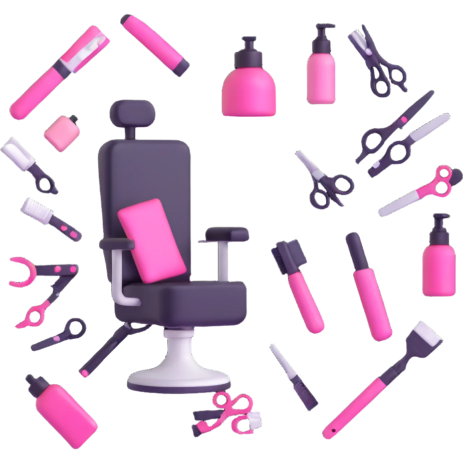 team of hairstylists in beauty salon emoji