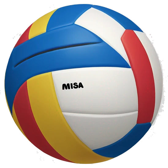 Beachvolleyball from the Brand Mikasa emoji