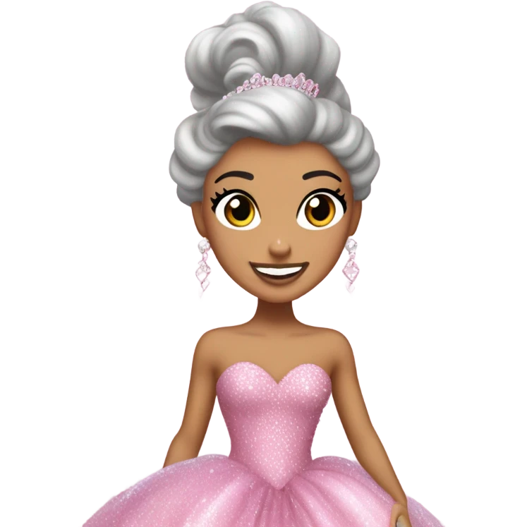Ariana grand as galinda in wicked emoji
