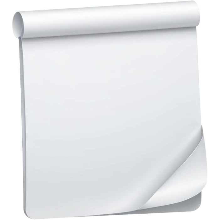 sheet of paper emoji