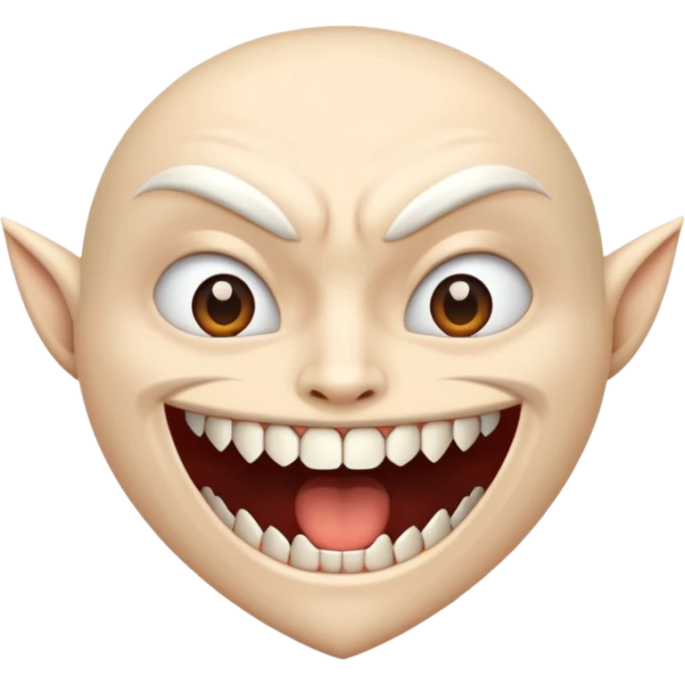 fangs, front face  emoji