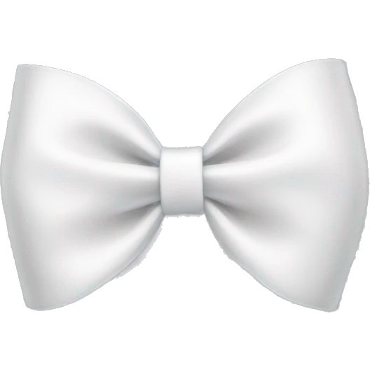 White bow emoji