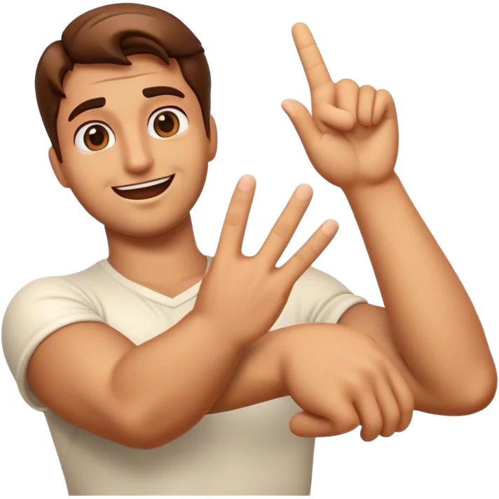 Cinematic Realistic Italian Gestures Pop Culture Emoji, showcasing expressive hand gestures rendered with lifelike textures and playful, energetic lighting. emoji