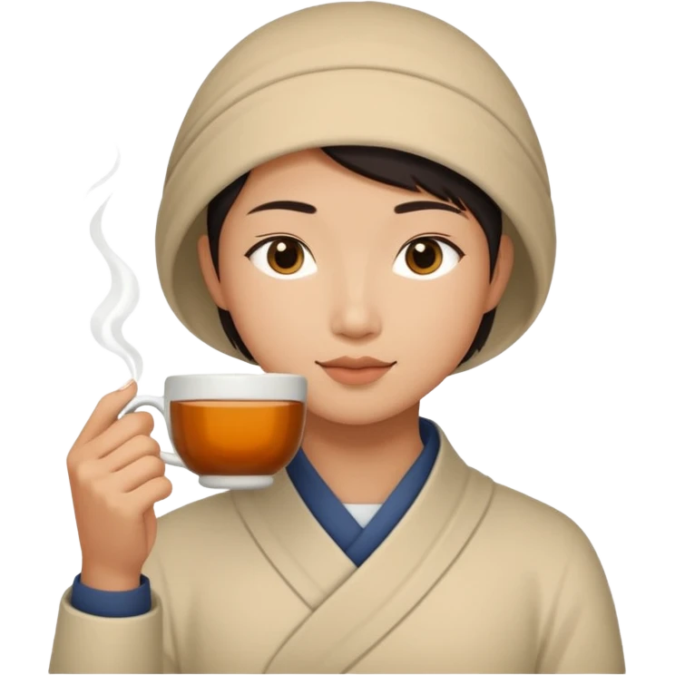 japanesse drinking tea emoji
