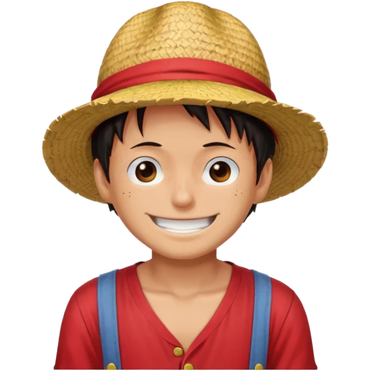 Luffy from one piece emoji