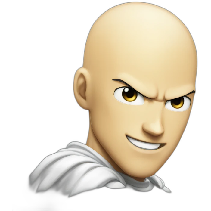 one punch man superhero smiling emoji