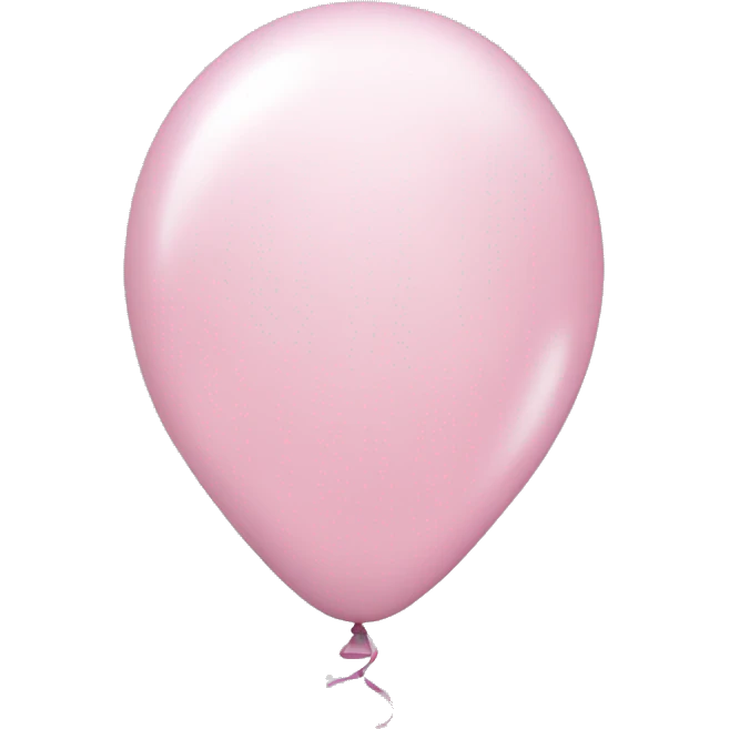 Light pink balloon emoji