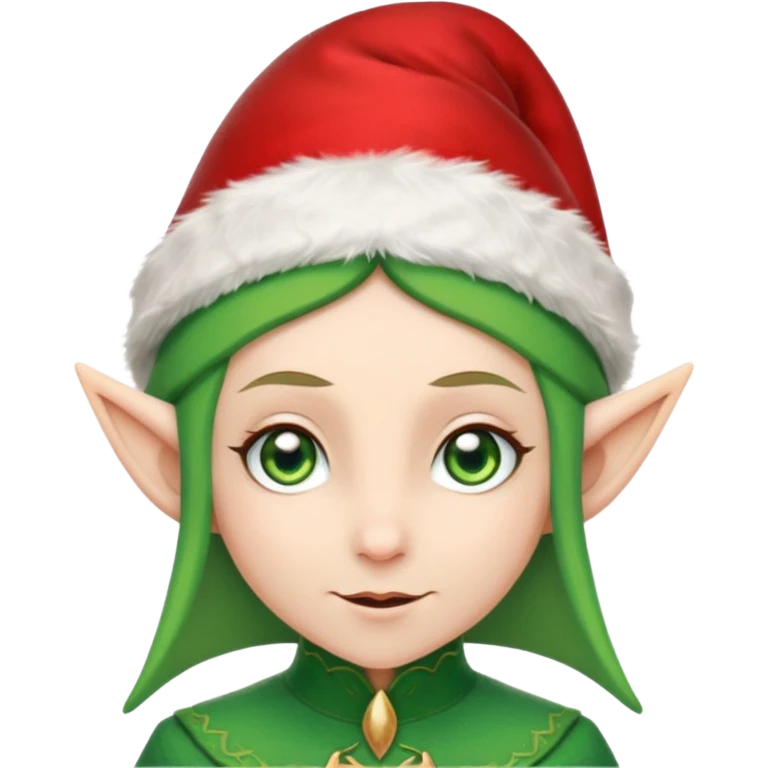 christmas elf head emoji