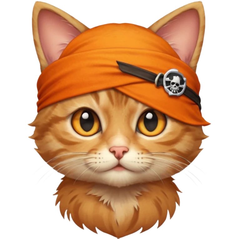 Pirate kitten emoji