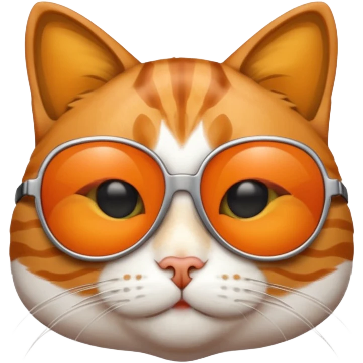 Cat wearing sunglasses emoji