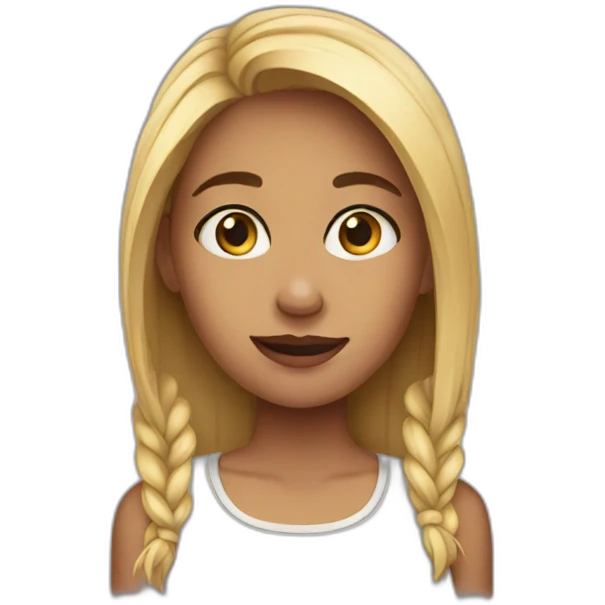 Girl from nowhere emoji