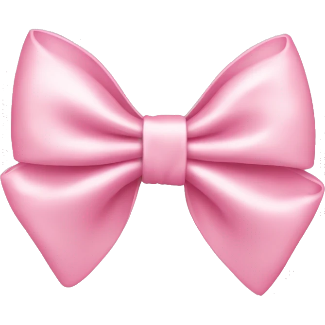 Light pink bow  emoji