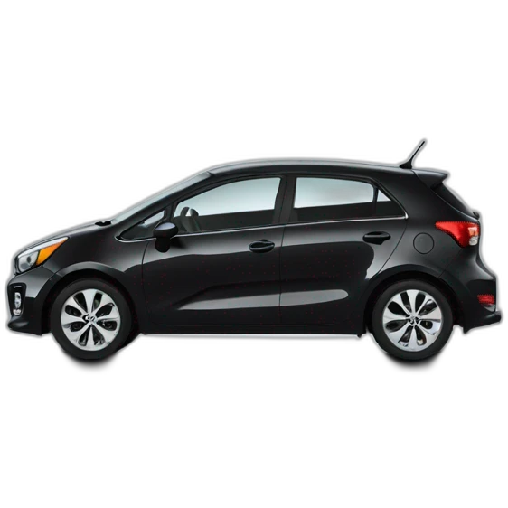 Kia Rio negro emoji