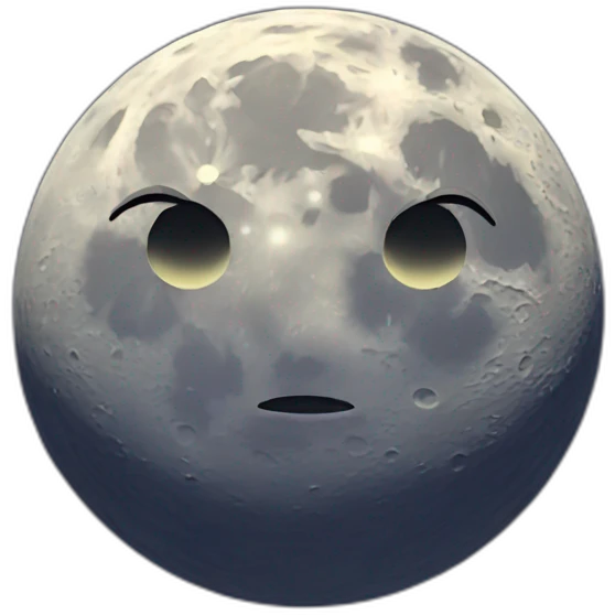 Moon emoji