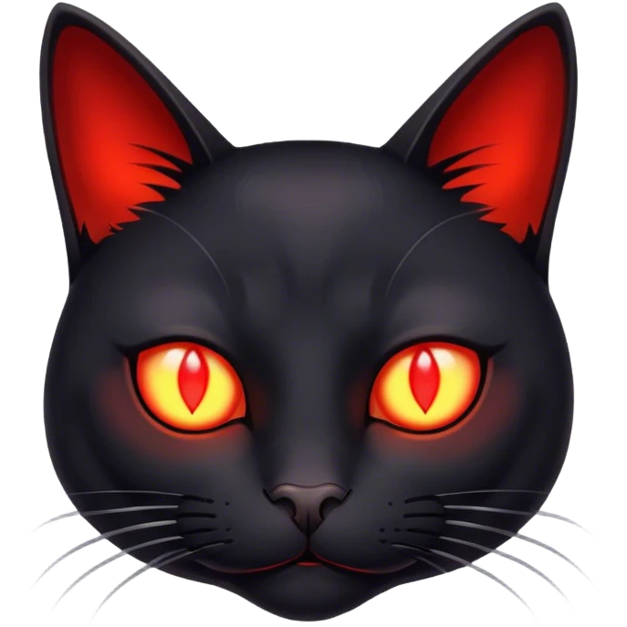 evil cat emoji