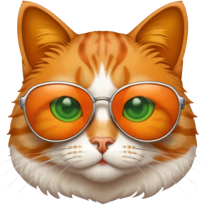 Cat wearing sunglasses emoji
