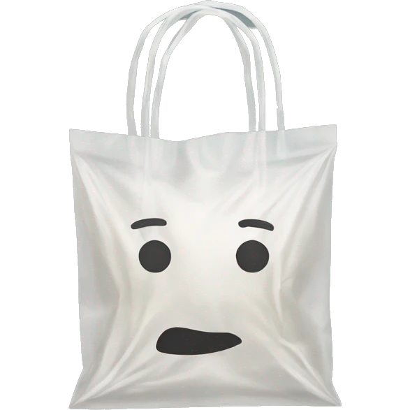 Plastic bag emoji