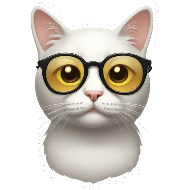 cat,cool,sad,glasses emoji