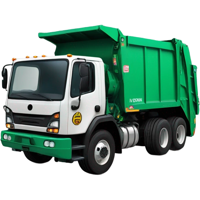 Trash truck  emoji