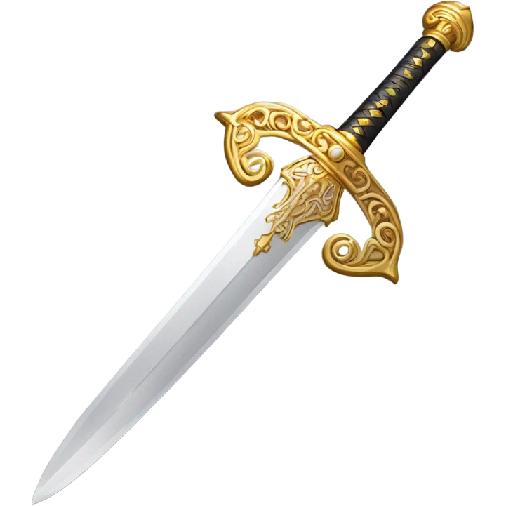 Magic Gold sword emoji