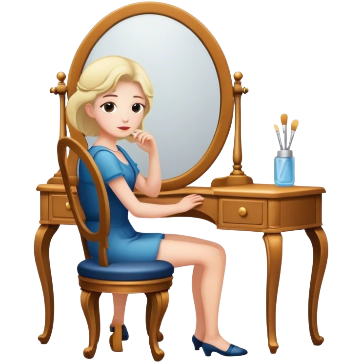 vanity and chair emoji